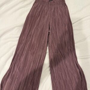 Zara Dusty Pink Pleated Skirt